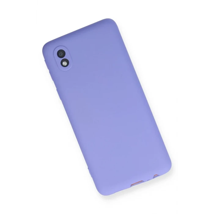 Newface Samsung Galaxy A01 Core Kılıf First Silikon - Lila