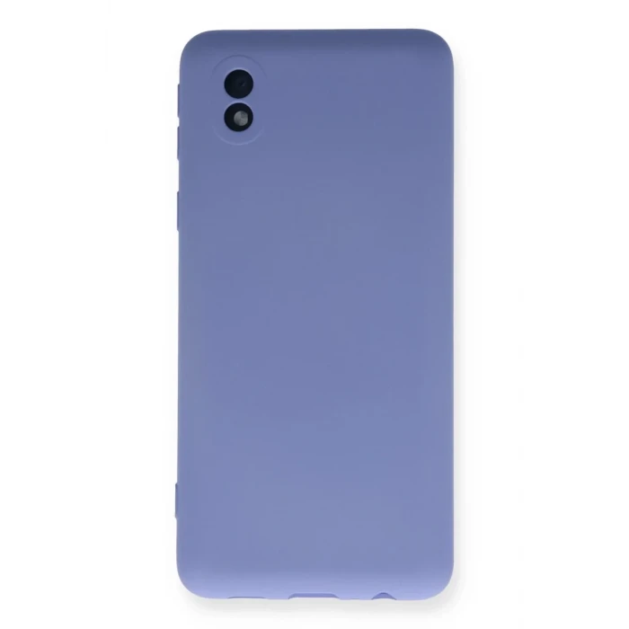 Newface Samsung Galaxy A01 Core Kılıf Nano içi Kadife Silikon - Lila