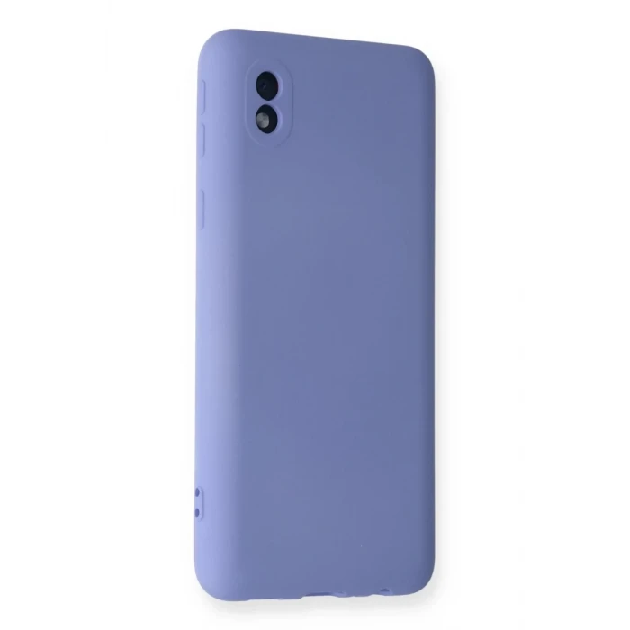 Newface Samsung Galaxy A01 Core Kılıf Nano içi Kadife Silikon - Lila