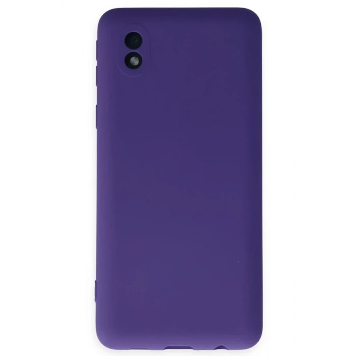 Newface Samsung Galaxy A01 Core Kılıf Nano içi Kadife Silikon - Mor