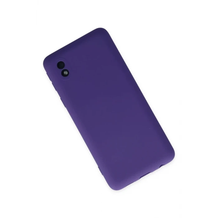 Newface Samsung Galaxy A01 Core Kılıf Nano içi Kadife Silikon - Mor