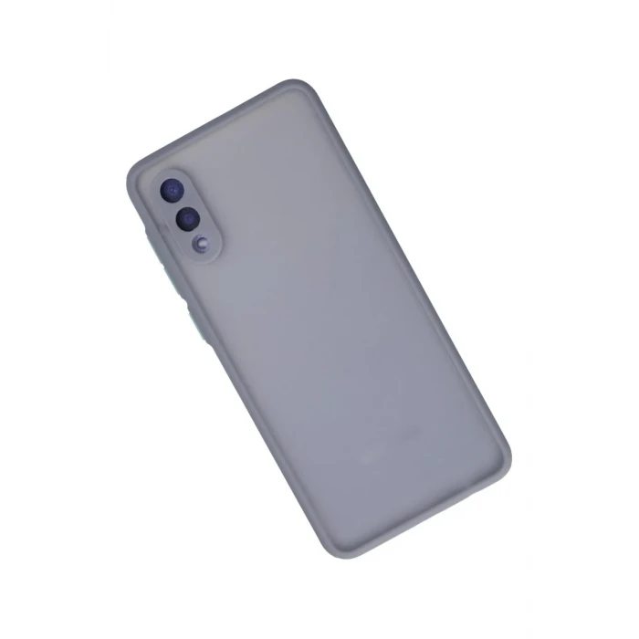 Newface Samsung Galaxy A02 Kılıf Montreal Silikon Kapak - Gri
