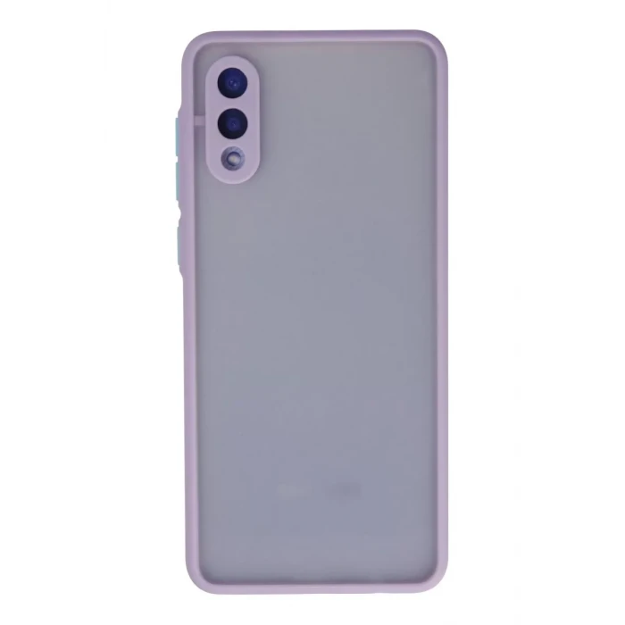 Newface Samsung Galaxy A02 Kılıf Montreal Silikon Kapak - Mor