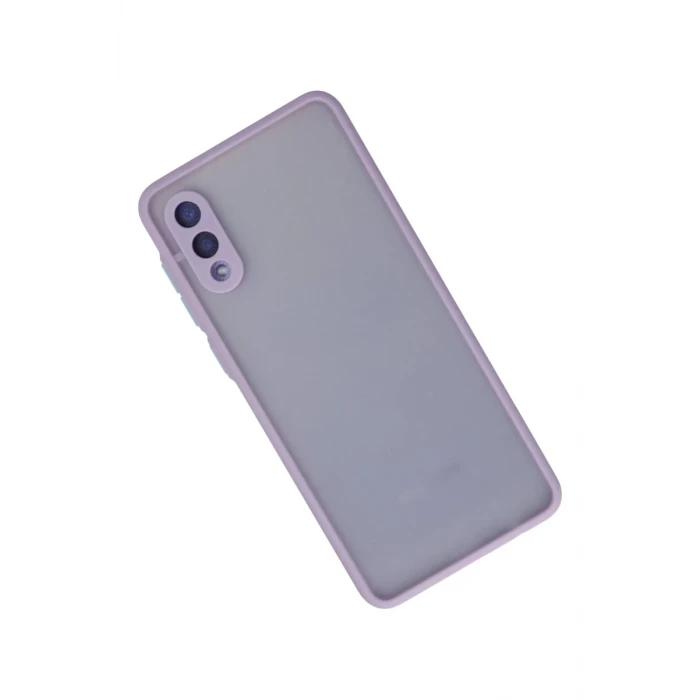 Newface Samsung Galaxy A02 Kılıf Montreal Silikon Kapak - Mor