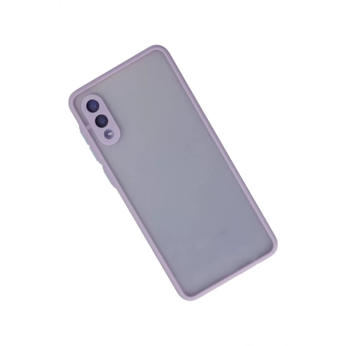 Newface Samsung Galaxy A02 Kılıf Montreal Silikon Kapak - Mor