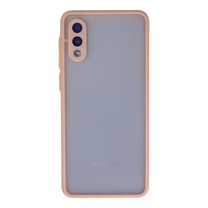 Newface Samsung Galaxy A02 Kılıf Montreal Silikon Kapak - Pembe