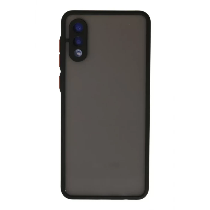Newface Samsung Galaxy A02 Kılıf Montreal Silikon Kapak - Siyah