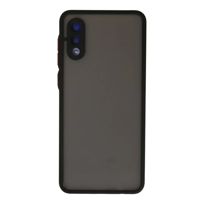 Newface Samsung Galaxy A02 Kılıf Montreal Silikon Kapak - Siyah