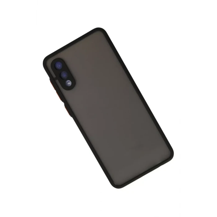 Newface Samsung Galaxy A02 Kılıf Montreal Silikon Kapak - Siyah