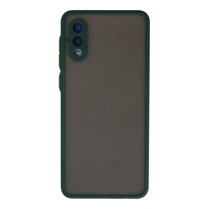 Newface Samsung Galaxy A02 Kılıf Montreal Silikon Kapak - Yeşil