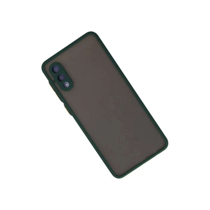 Newface Samsung Galaxy A02 Kılıf Montreal Silikon Kapak - Yeşil
