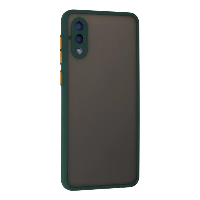 Newface Samsung Galaxy A02 Kılıf Montreal Silikon Kapak - Yeşil