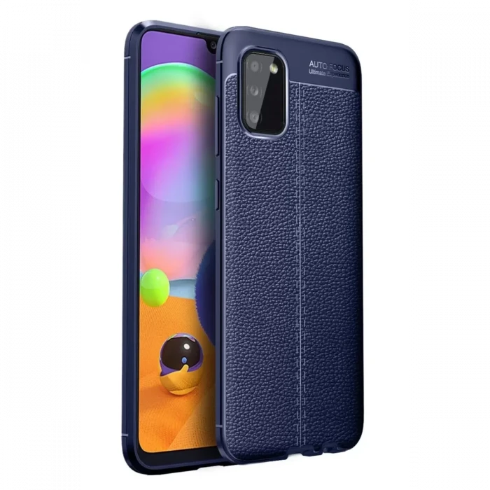 Newface Samsung Galaxy A02S Kılıf Auto Focus Kapak - Lacivert
