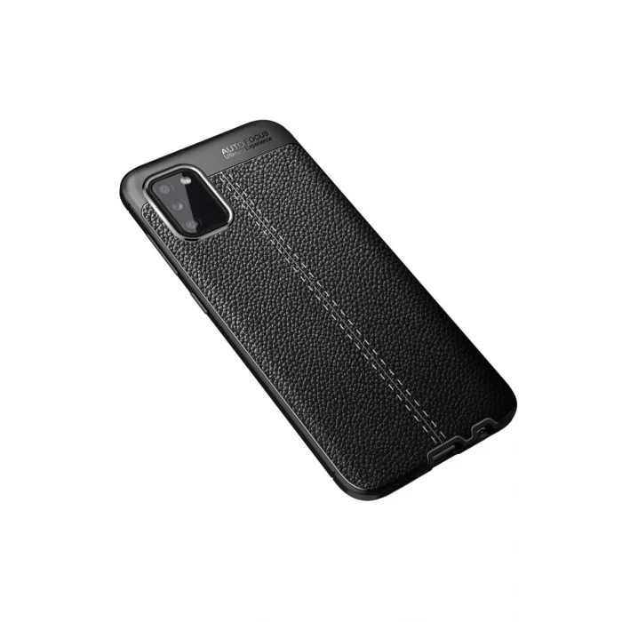 Newface Samsung Galaxy A02S Kılıf Auto Focus Kapak - Siyah