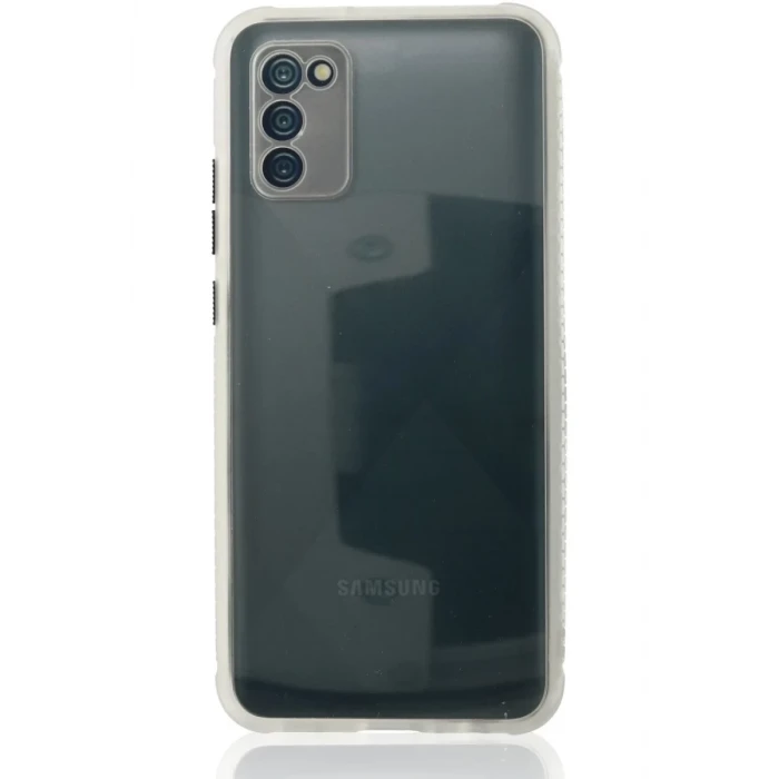 Newface Samsung Galaxy A02S Kılıf Miami Şeffaf Silikon - Şeffaf