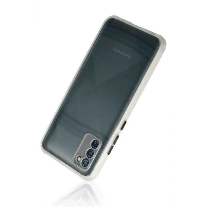 Newface Samsung Galaxy A02S Kılıf Miami Şeffaf Silikon - Şeffaf