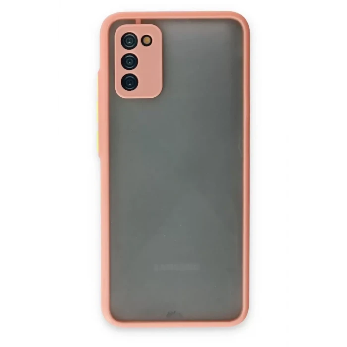 Newface Samsung Galaxy A02S Kılıf Montreal Silikon Kapak - Pembe