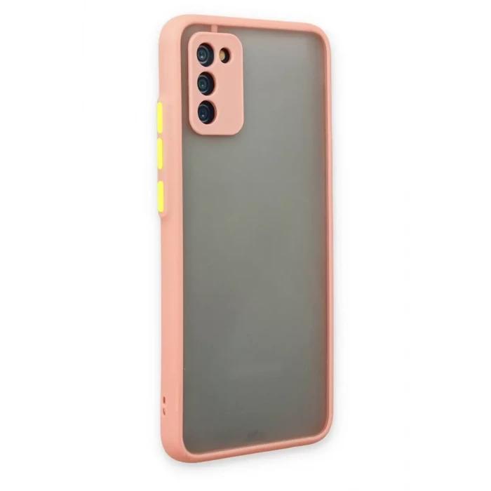 Newface Samsung Galaxy A02S Kılıf Montreal Silikon Kapak - Pembe