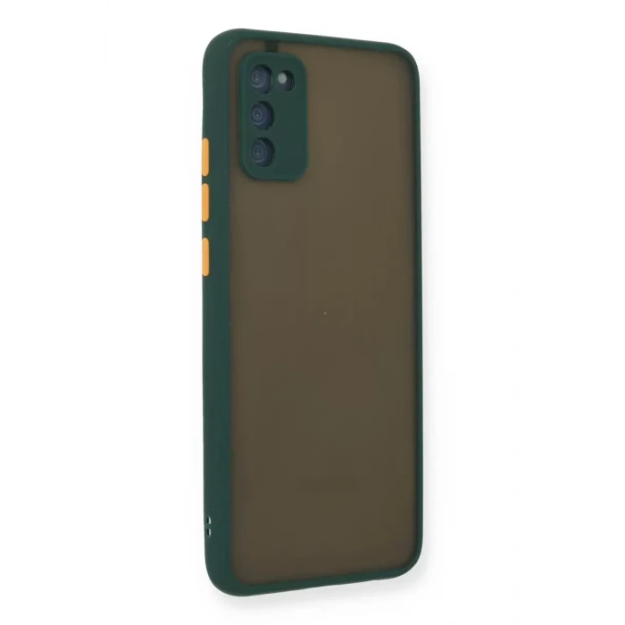 Newface Samsung Galaxy A02S Kılıf Montreal Silikon Kapak - Yeşil