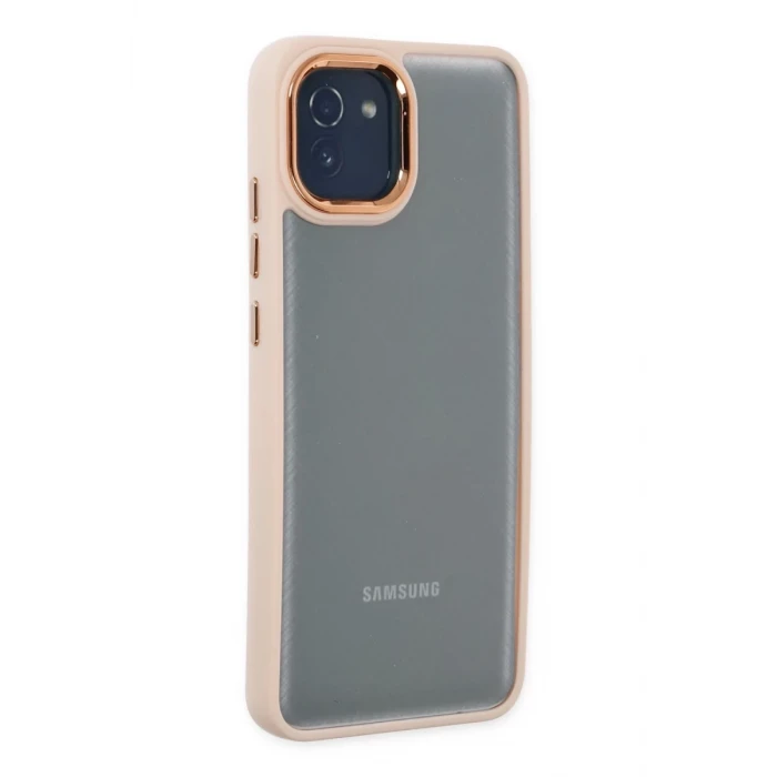 Newface Samsung Galaxy A03 Kılıf Dora Kapak - Pudra