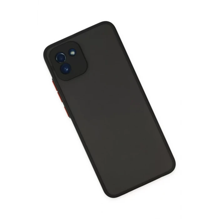 Newface Samsung Galaxy A03 Kılıf Montreal Silikon Kapak - Siyah