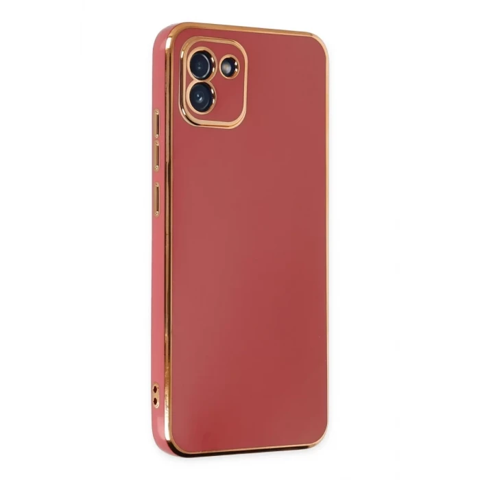 Newface Samsung Galaxy A03 Kılıf Volet Silikon - Kırmızı