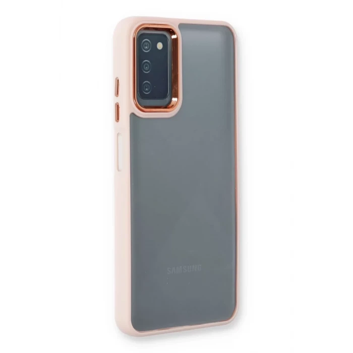 Newface Samsung Galaxy A03S Kılıf Dora Kapak - Pudra