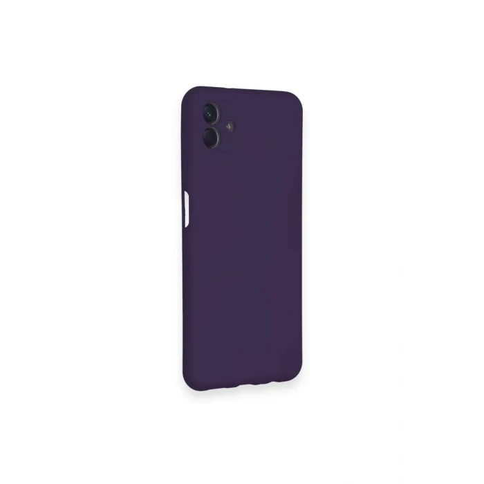 Newface Samsung Galaxy A04 Kılıf Nano içi Kadife Silikon - Mor