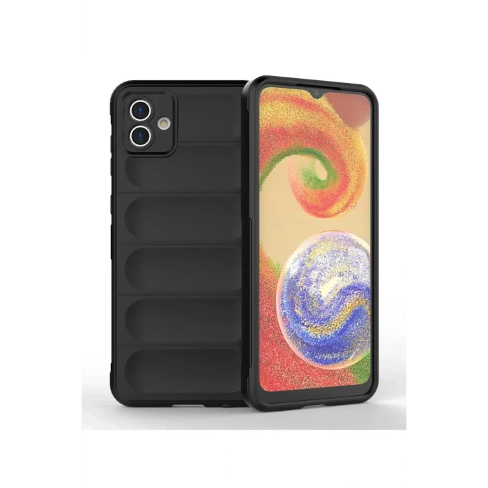 Newface Samsung Galaxy A04 Kılıf Optimum Silikon - Siyah