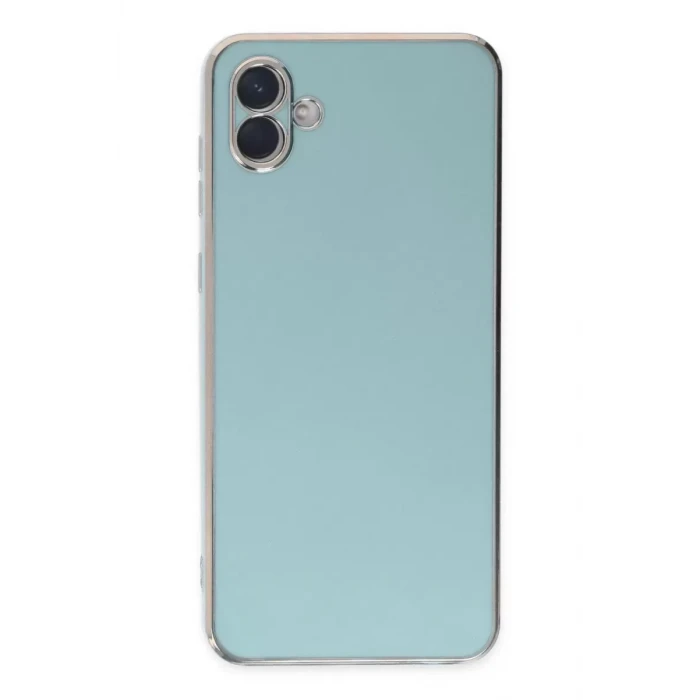 Newface Samsung Galaxy A04 Kılıf Volet Silikon - Açık Yeşil