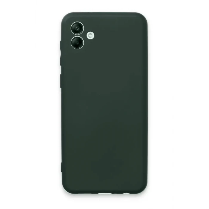 Newface Samsung Galaxy A04E Kılıf First Silikon - Koyu Yeşil