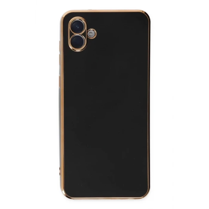 Newface Samsung Galaxy A04E Kılıf Volet Silikon - Siyah