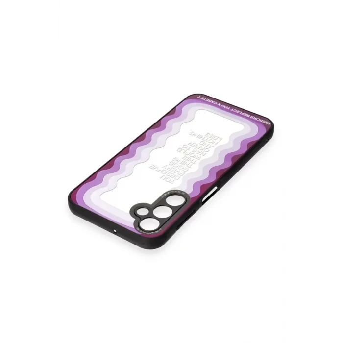 Newface Samsung Galaxy A04S Kılıf Mirror Desenli Kapak - Mirror - 5