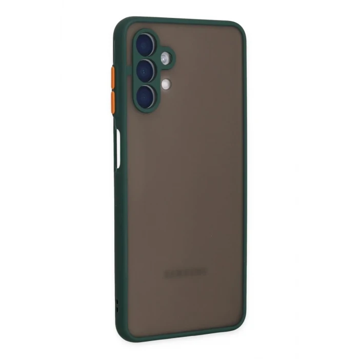 Newface Samsung Galaxy A04S Kılıf Montreal Silikon Kapak - Yeşil