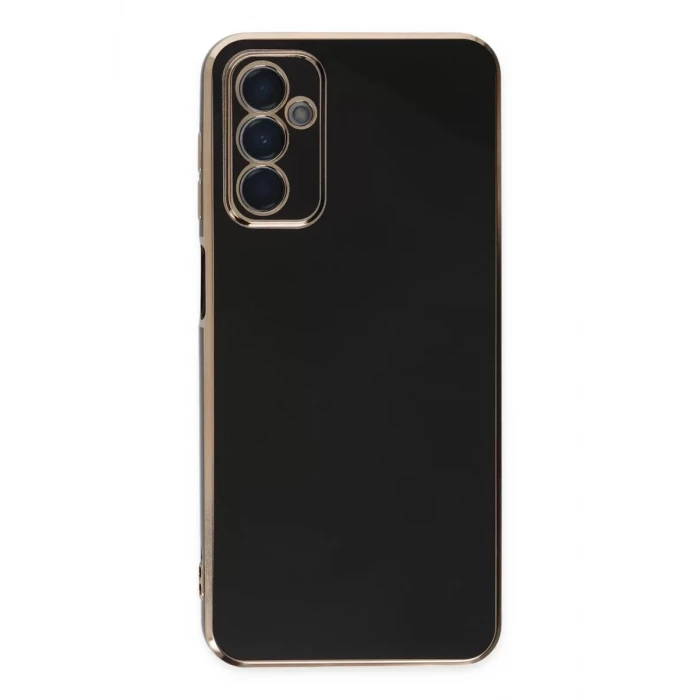 Newface Samsung Galaxy A04S Kılıf Volet Silikon - Siyah