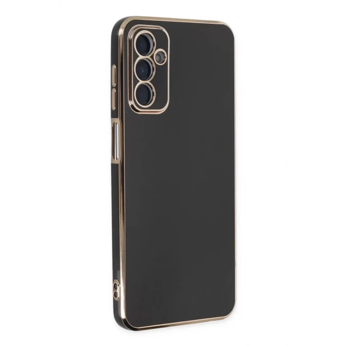 Newface Samsung Galaxy A04S Kılıf Volet Silikon - Siyah