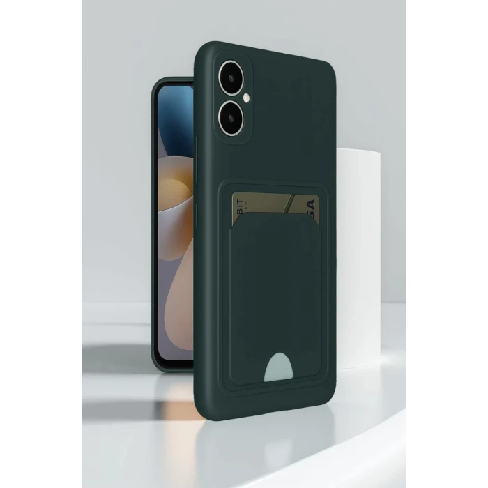 Newface Samsung Galaxy A05 Kelvin Kartvizitli Silikon - Bordo
