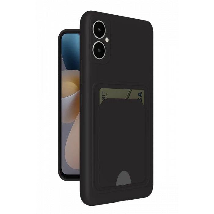Newface Samsung Galaxy A05 Kelvin Kartvizitli Silikon - Siyah