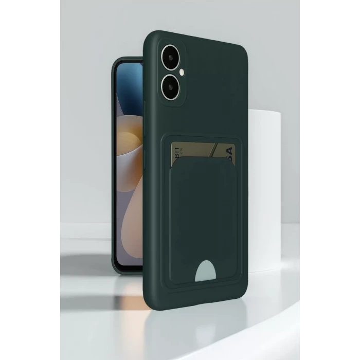 Newface Samsung Galaxy A05 Kelvin Kartvizitli Silikon - Siyah