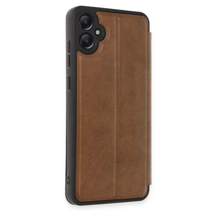 Newface Samsung Galaxy A05 Kılıf Flip Cover - Taba