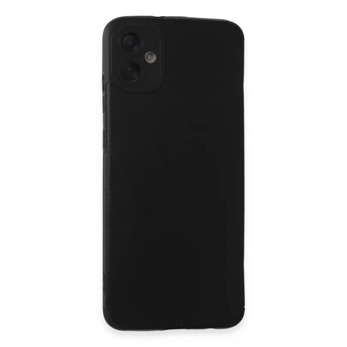 Newface Samsung Galaxy A05 Kılıf Loop Deri Silikon - Siyah