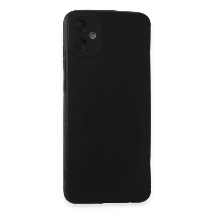 Newface Samsung Galaxy A05 Kılıf Loop Deri Silikon - Siyah