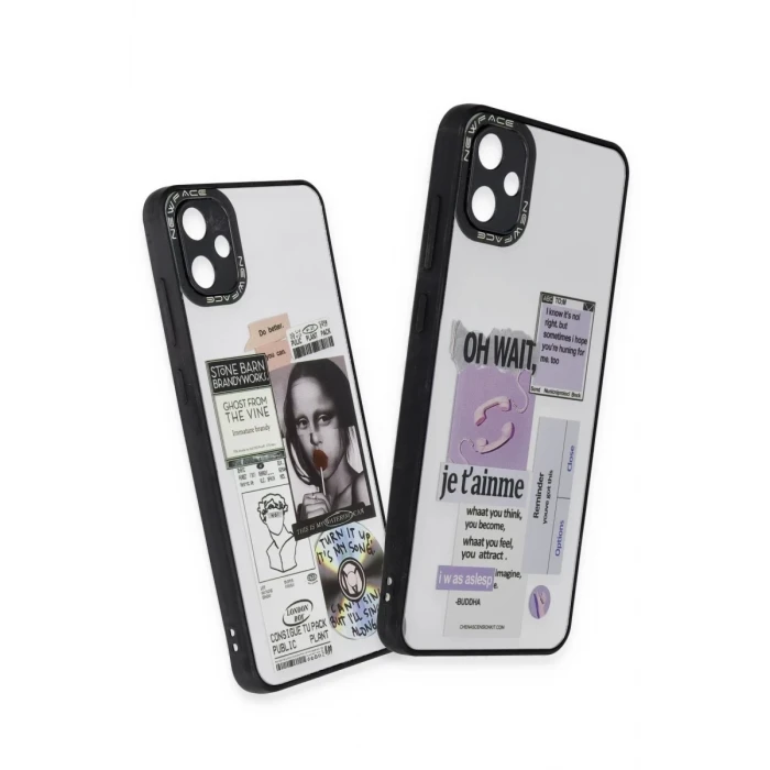 Newface Samsung Galaxy A05 Kılıf Mirror Desenli Kapak - Mirror - 10