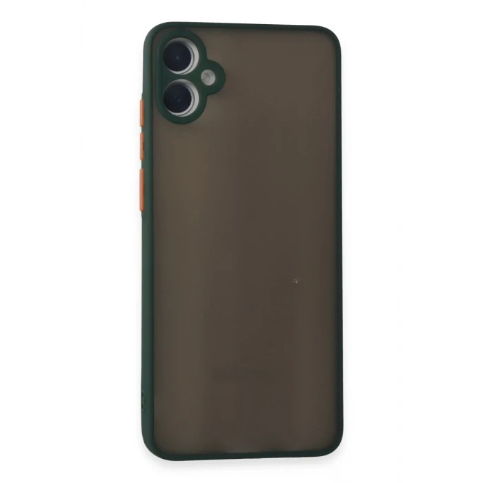 Newface Samsung Galaxy A05 Kılıf Montreal Silikon Kapak - Yeşil