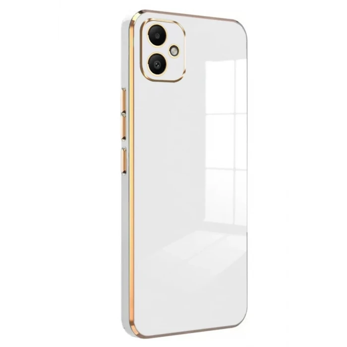 Newface Samsung Galaxy A05 Kılıf Volet Silikon - Beyaz