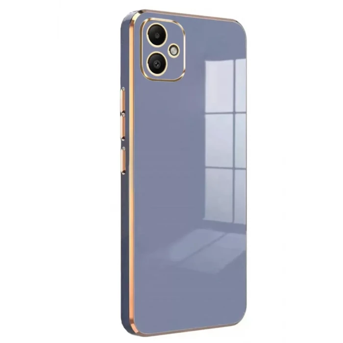 Newface Samsung Galaxy A05 Kılıf Volet Silikon - Mavi