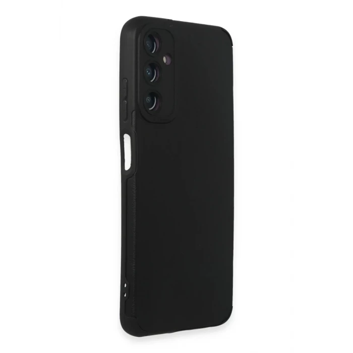 Newface Samsung Galaxy A05S Kılıf Loop Deri Silikon - Siyah