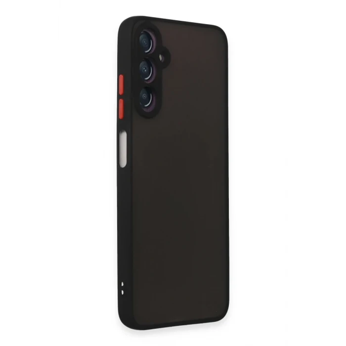Newface Samsung Galaxy A05S Kılıf Montreal Silikon Kapak - Siyah