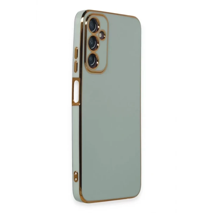 Newface Samsung Galaxy A05S Kılıf Volet Silikon - Açık Yeşil