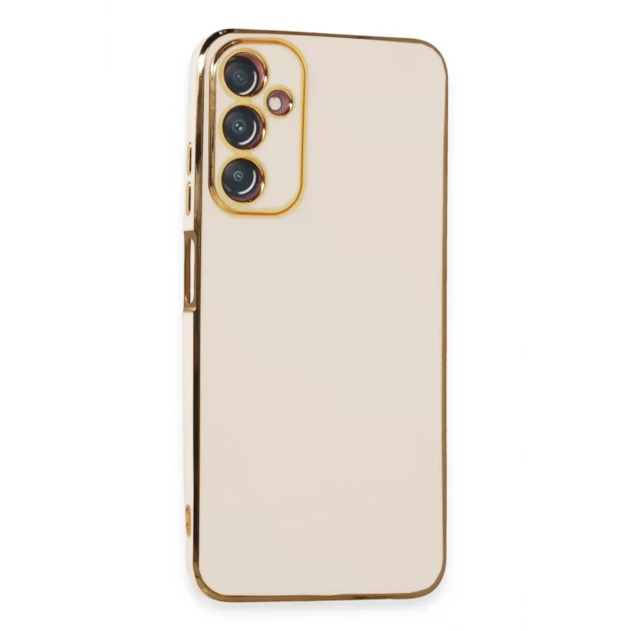 Newface Samsung Galaxy A05S Kılıf Volet Silikon - Beyaz